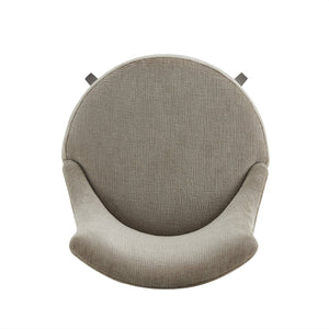 English Elm Lucia Taupe Chenille Barstool - Luxurious Comfort With Beech Wood Legs & Gold Accents For Your Space B365P398053