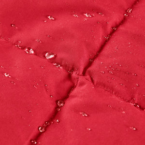 JLA Home True North by Sleep Philosophy - Wearable Oversized Goose Down Throw Jacket with Water-Repellent Shell, Packable Warmth & Button Closure Red TN50-0484