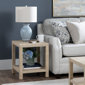 Crestview Collection 24.75"H Coastal Charm Ceramic Table Lamp With Crystal Base & Oatmeal Linen Shade For Versatile Lighting   Cvap2907