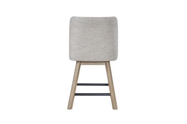 English Elm Counter Height Swivel Barstools Set of 2 Knotty Oak Wood Kitchen Island Seating B2699P454948