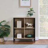 OSP Home Furnishings Ace 4 Cube Storage/Bookcase River Oak