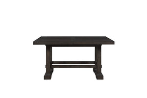 English Elm Steve Silver - Napa 7-Piece Counter Height Dining Set in Dusky Cedar Finish with Plank Top, Double Pedestal Base B081S00194