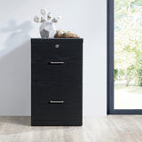 OSP Home Furnishings Alpine Vertical File Black