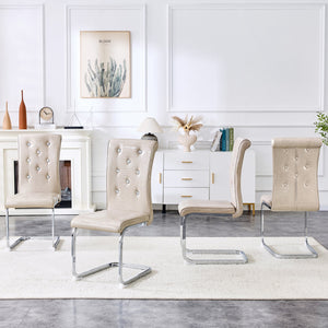 English Elm Set of 2 Glam Faux Alligator Pvc Dining Chairs with Crystal Buckle Bow Legs W3875P371041