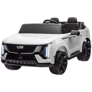 English Elm Qaba Licensed Cadillac Escalade 12v Two Seat Kids Ride on Truck with Remote W2225P249888