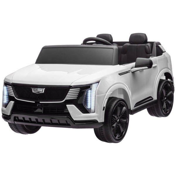 English Elm Qaba Licensed Cadillac Escalade 12v Two Seat Kids Ride on Truck with Remote W2225P249888