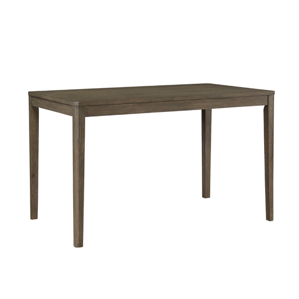 English Elm Stylish 6-Piece Counter Height Dining Set With Bench & Chairs - Light Brown Oak Finish For Comfort! B011P372219-GIGA