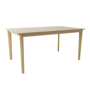 English Elm Rectangular Scandinavian dining table modern multifunctional office desk sleek minimalist design for home Natural Wood W395P316335