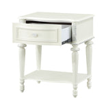 English Elm Ivory 1-Drawer Nightstand