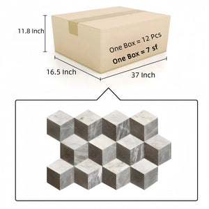 English Elm Hexagon Carrara Gray Polished Marble Floor Wall Tile Spa Inspired Natural Stone W1696P262340
