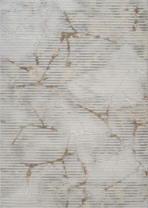 English Elm Geometrix Gray Area Rug 7'10" X 10'6" - Modern, Durable, Stain-Resistant Design For High-Traffic Rooms B186P316819