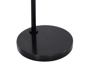 Sunpan Vern Floor Lamp – Stylish Arc Design with Unique Marble Base for Chic Living and Work Spaces Black
