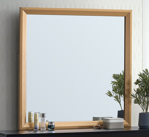 English Elm Kramer Square Gold Frame Wall Mirror with Low Distortion Glass for Bedroom Accent B078P497919
