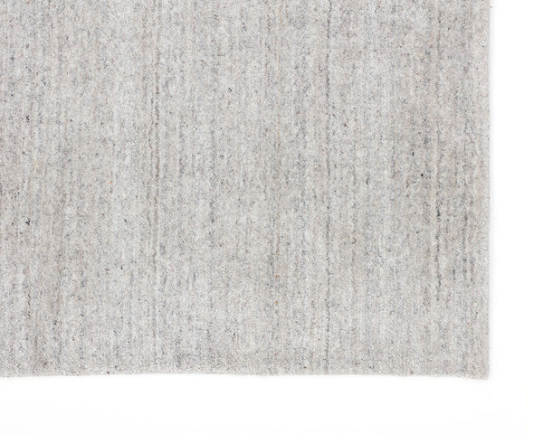 Sunpan Alaska Hand-Loomed Rug - Luxurious Wool-Blend Texture for Cozy Living, Lounge, and Bedroom Spaces Grey / Ivory