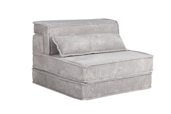 English Elm Compression Modular Floor Sofa Bed - Versatile, No Assembly Required, Cozy Fleece With Memory Foam Comfort W3723P377154