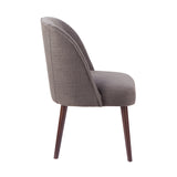 Madison Park Bexley Modern/Contemporary Rounded Back Dining Chair FPF18-0404 Charcoal