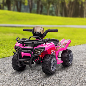 English Elm Aosom 6v Electric Toddler Atv Quad Ride on with Non-slip Grip and Durable Tires W2225P217192