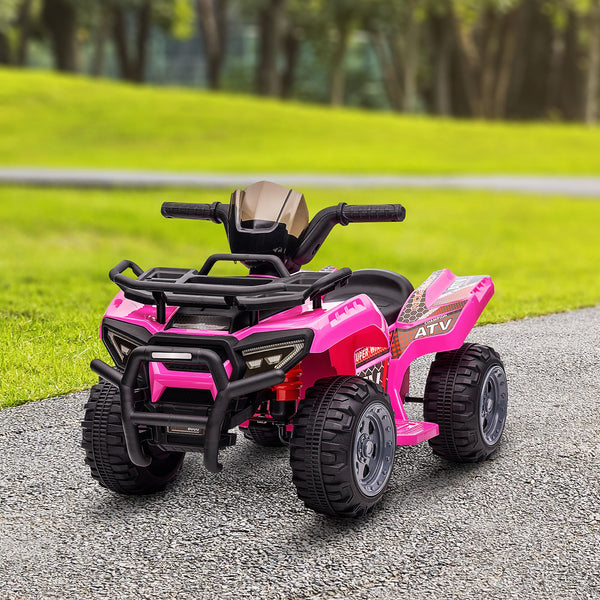 English Elm Aosom 6v Electric Toddler Atv Quad Ride on with Non-slip Grip and Durable Tires W2225P217192
