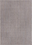 Unique Loom Braided Jute Dhaka Hand Woven Solid Rug Gray,  10' 0" x 14' 1"