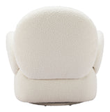 Pilka Swivel Chair White 110280 Zuo Modern