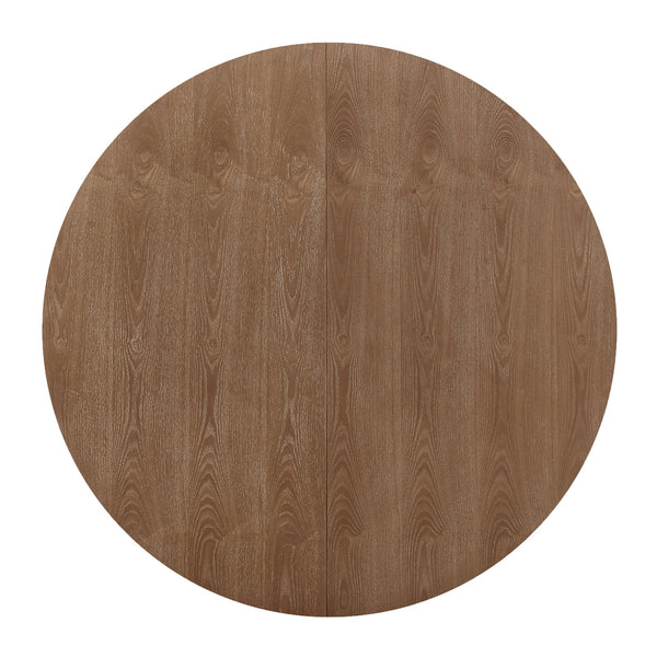 English Elm Christopher Knight Home® - Oval Extension Dining Table – Elegant Rubberwood Design With Natural Finish & Pedestal Base For Style N771P355872G_N771P355873G