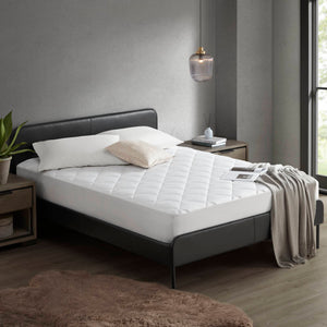 English Elm Overfilled Deep Pocket Mattress Pad Twin - Cooling Nylon Jersey, Silky Feel, Noiseless, Oeko‑Tex Certified, Deep 18" Fit White 17.72 L x 15.94 W x 8.27 H B035P268151