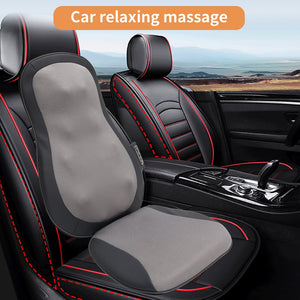 English Elm Massage Cushion with 3d Shiatsu Kneading Heat Pad for Office Chair or Car Seat W2297P224287