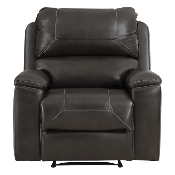 OSP Home Furnishings Santiago Recliner  Charcoal