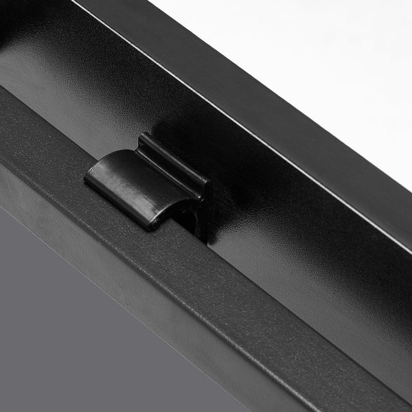 English Elm Folding Desk - Compact Black Foldable Computer Desk For Small Spaces, Easy Storage & Setup 39.37" W2516P272890