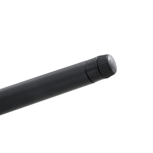 English Elm Table Set: Modern 67" Black Wood Grain Dining Table With 6 Comfortable Techno-Fabric Chairs, Durable Design W1151S04152-GIGA