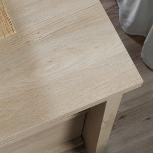 English Elm Night Stand - Versatile Brown Finish With Smooth-Glide Drawer & Open Shelf For Stylish Storage Solutions B356P367906