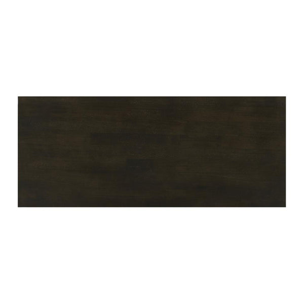 English Elm 2-shelf Deep Merlot Wood Entryway Console Table with Geometric X-Side Panels and Ample Open Shelving B016P370530