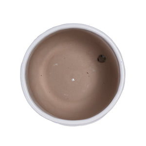 English Elm 2 Pieces Ceramic Planter Pot Set – Elegant Gloss White Flowerpots For Indoor & Outdoor Decor Spaces W3273P322374