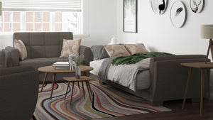 English Elm Primenest Skyhaven Convertible Sofabed With Storage – Chic Brown Upholstery For Small Spaces B030P286505-GIGA