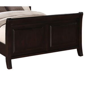English Elm Stylish Cappuccino Transitional Full Bed with Durable Particle Board, Chic Wear-Resistant Finish, Easy Assembly B078S00524