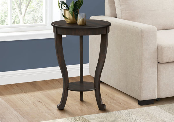English Elm Accent Square Two-Tier Table with Grooved Top and Turned Legs, Compact Nightstand with Shelf, Brown Veneer Walnut 29 L x 21 W x 7 H B2710P219481