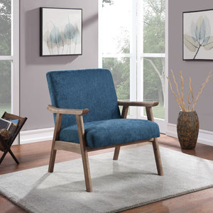 OSP Home Furnishings Weldon Armchair Navy