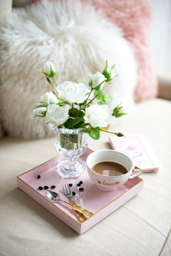 English Elm S/5 Elegant Gold Cutlery Set With Feather Handles – Perfect For Gifting & Everyday Dining Luxury W2078P284547-GIGA