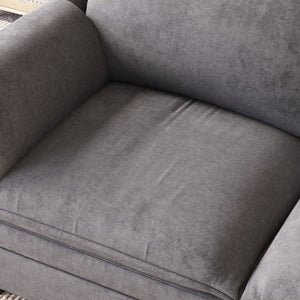 English Elm 74.27'' Mid-century Modern 2 Seat Loveseat with Pocket Spring and Breathable Fabric W680P221017