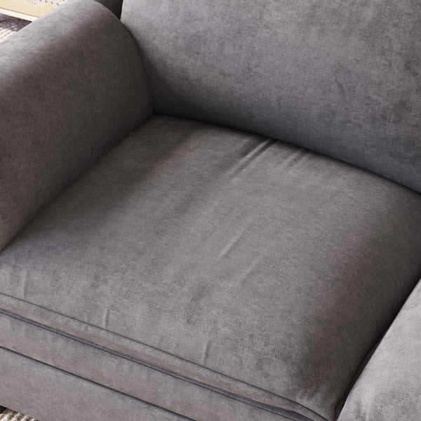 English Elm 74.27'' Mid-century Modern 2 Seat Loveseat with Pocket Spring and Breathable Fabric W680P221017