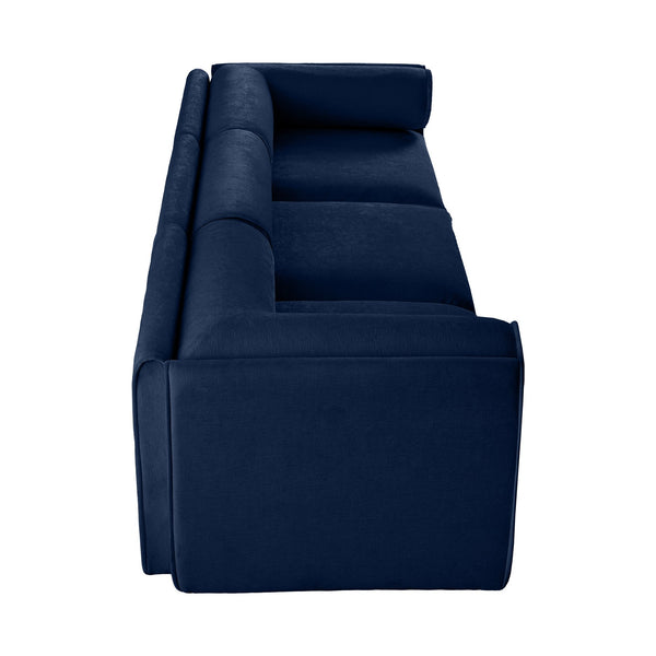 English Elm Modular Sectional Sofa With Ergonomic Backrest & Storage, Soft Chenille, Deep Comfort For Living Room W714S01049