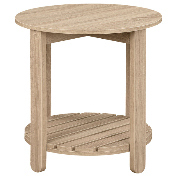 English Elm Hermosa Rustic Open Shelf Coffee and End Table Set for Farmhouse Living Rooms B062S01522