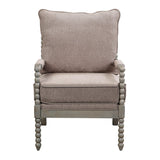 OSP Home Furnishings Abbott Chair Dolphin