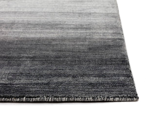 Sunpan LAGOS Hand-Loomed Rug - Artisan-Crafted, Soft Wool-Blend with Unique Ombre Design for Modern Spaces Grey 106256