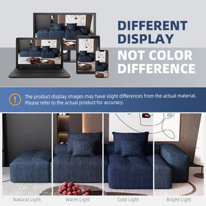 English Elm Modern Oversized Modular Sectional Sofa - Soft Chenille, 4-Piece Design, No Assembly, 4 Pillows Included W1885S00059