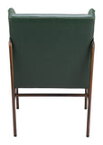 Atlanta Accent Chair Green 109514 Zuo Modern