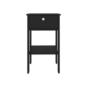 English Elm Malott Tall Vessel Sink Vanity Base with Open Shelf for Minimalist Bathrooms B092P439911