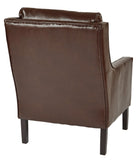 OSP Home Furnishings Colson Armchair Cocoa