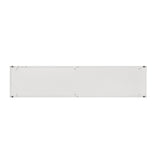 Minimalist Divider Bookshelf with Slats Coastal Oak, White VUO143TBWHCO Walker Edison