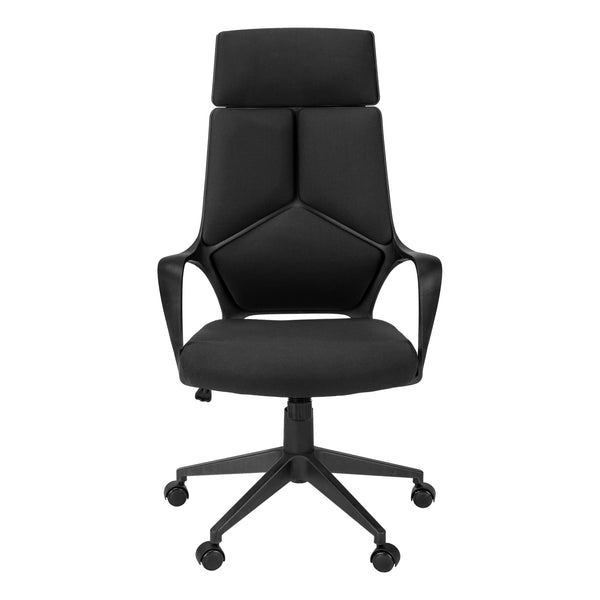 English Elm Office Gaming Chair with Ergonomic High-Back, Thick Padded Seat, Tilt Lock, 360° Swivel Mobility Black 27 L x 11 W x 23 H B2710P219673
